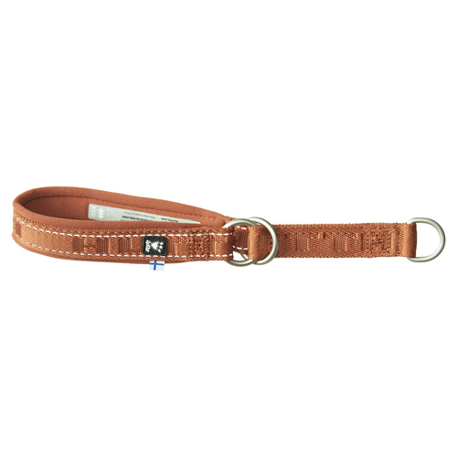 Hurtta Zug-Stop-Hundehalsband Casual half choke collar ECO cinnamon